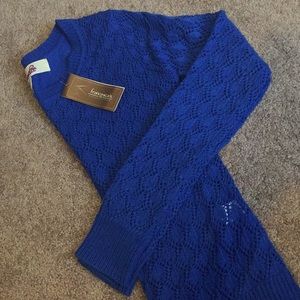 Francesca’s sweater with tags!